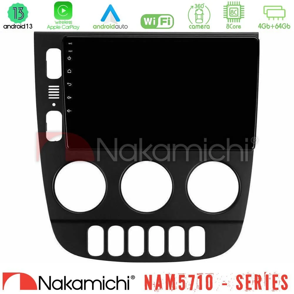 Φωτογραφία προϊόντος: Nakamichi NAM5710 Series 8Core Android13 4+64GB Mercedes ML Class 1998-2005 Navigation Multimedia Tablet 9