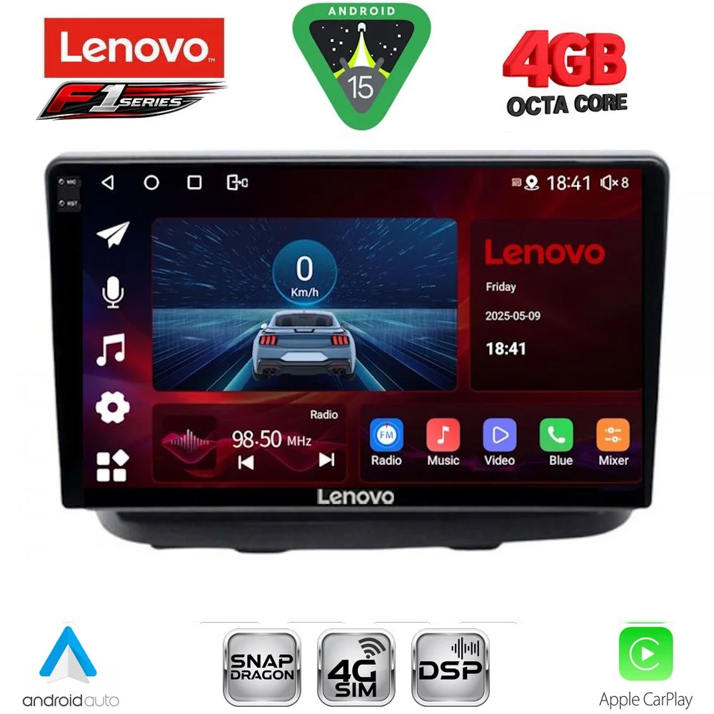 Φωτογραφία προϊόντος: LENOVO SSQ 9135_CPA (10inc) MULTIMEDIA TABLET for FIAT DOBLO mod. 2002-2009