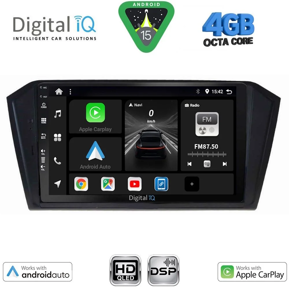 Φωτογραφία προϊόντος: DIGITAL IQ BXF 16750_CPAA (10inc) MULTIMEDIA TABLET for VW PASSAT mod. 2016-2023
