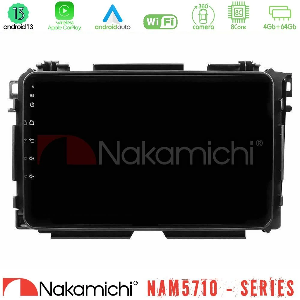 Φωτογραφία προϊόντος: Nakamichi NAM5710 Series 8Core Android13 4+64GB Honda HR-V Navigation Multimedia Tablet 9