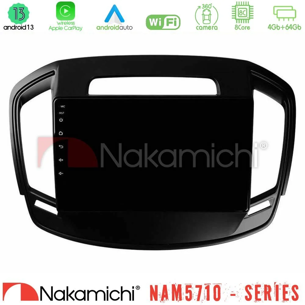 Φωτογραφία προϊόντος: Nakamichi NAM5710 Series 8Core Android13 4+64GB Opel Insignia 2014-2017 Navigation Multimedia Tablet 9