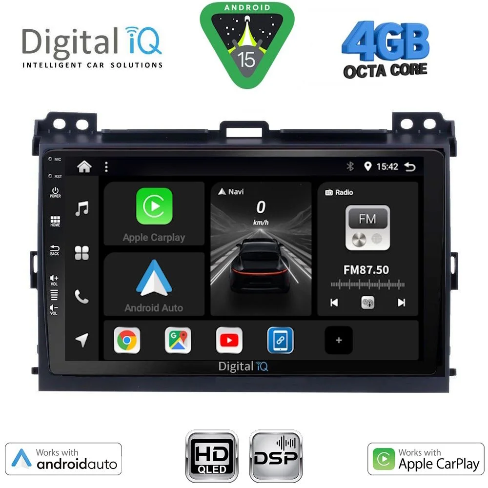 Φωτογραφία προϊόντος: DIGITAL IQ BXF 16723_CPAA (9inc) MULTIMEDIA TABLET for TOYOTA LANDCRUISER mod. 2002-2008
