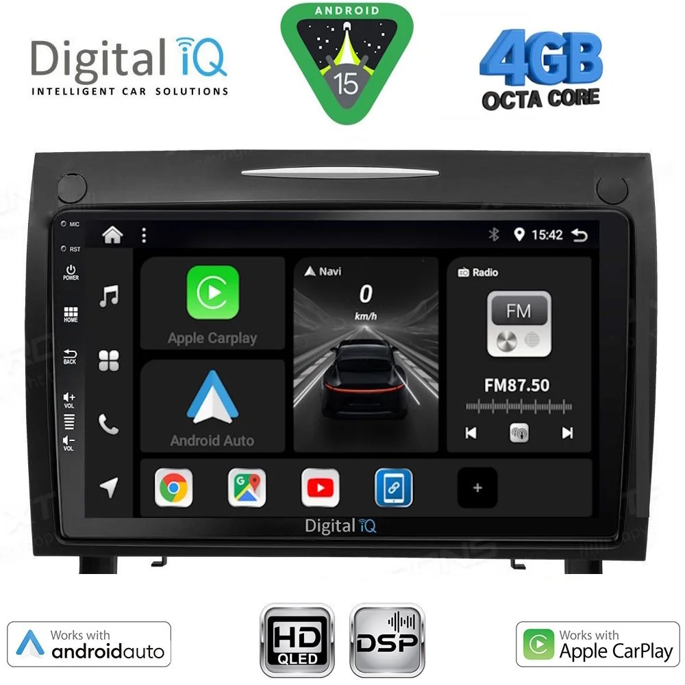 Φωτογραφία προϊόντος: DIGITAL IQ BXF 16419_CPAA (9inc) MULTIMEDIA TABLET for MERCEDES SLK R171 mod. 2004-2010