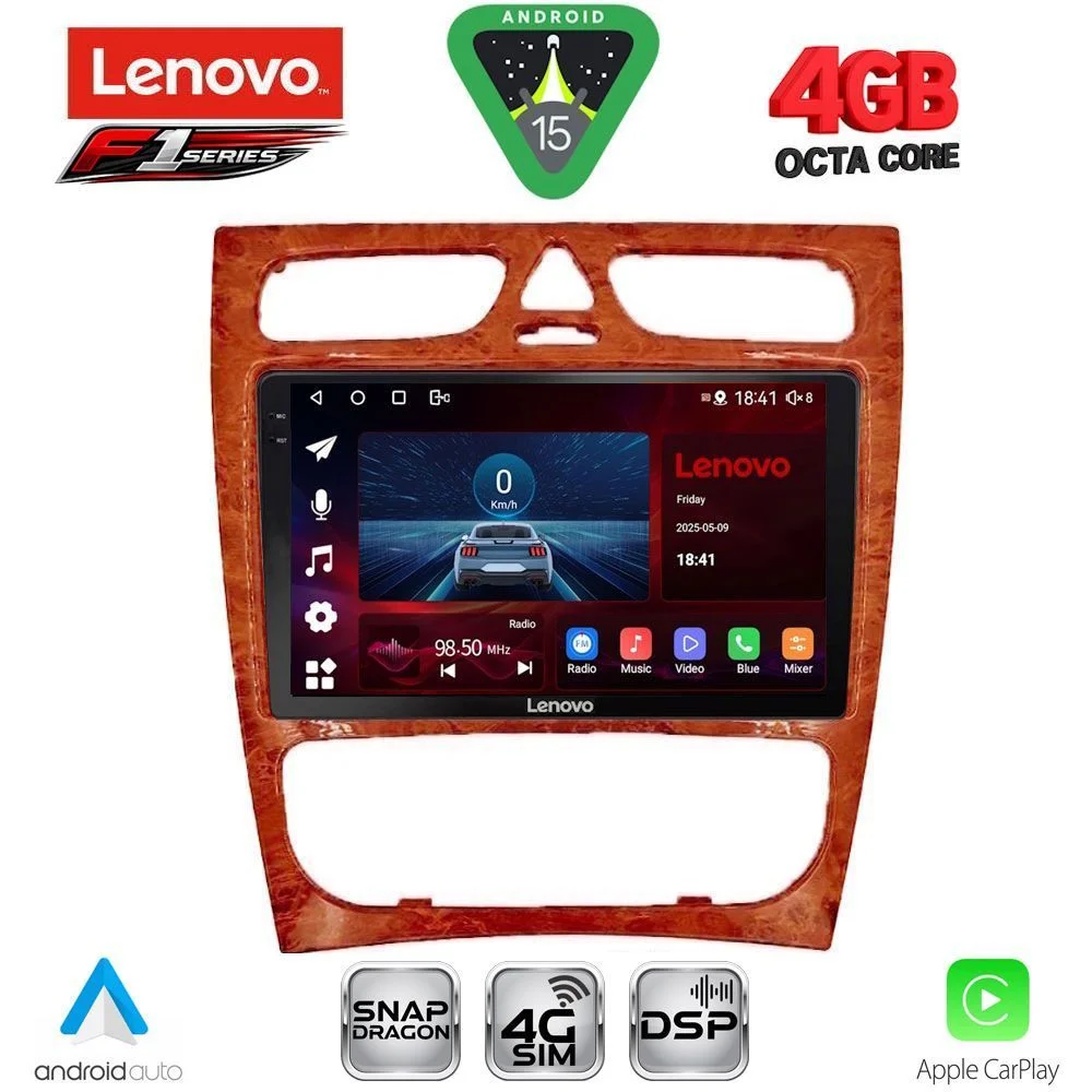 Φωτογραφία προϊόντος: LENOVO SSQ 9402CH_CPA (9inc) MULTIMEDIA TABLET for MERCEDES C (W203) mod. 1999-2004