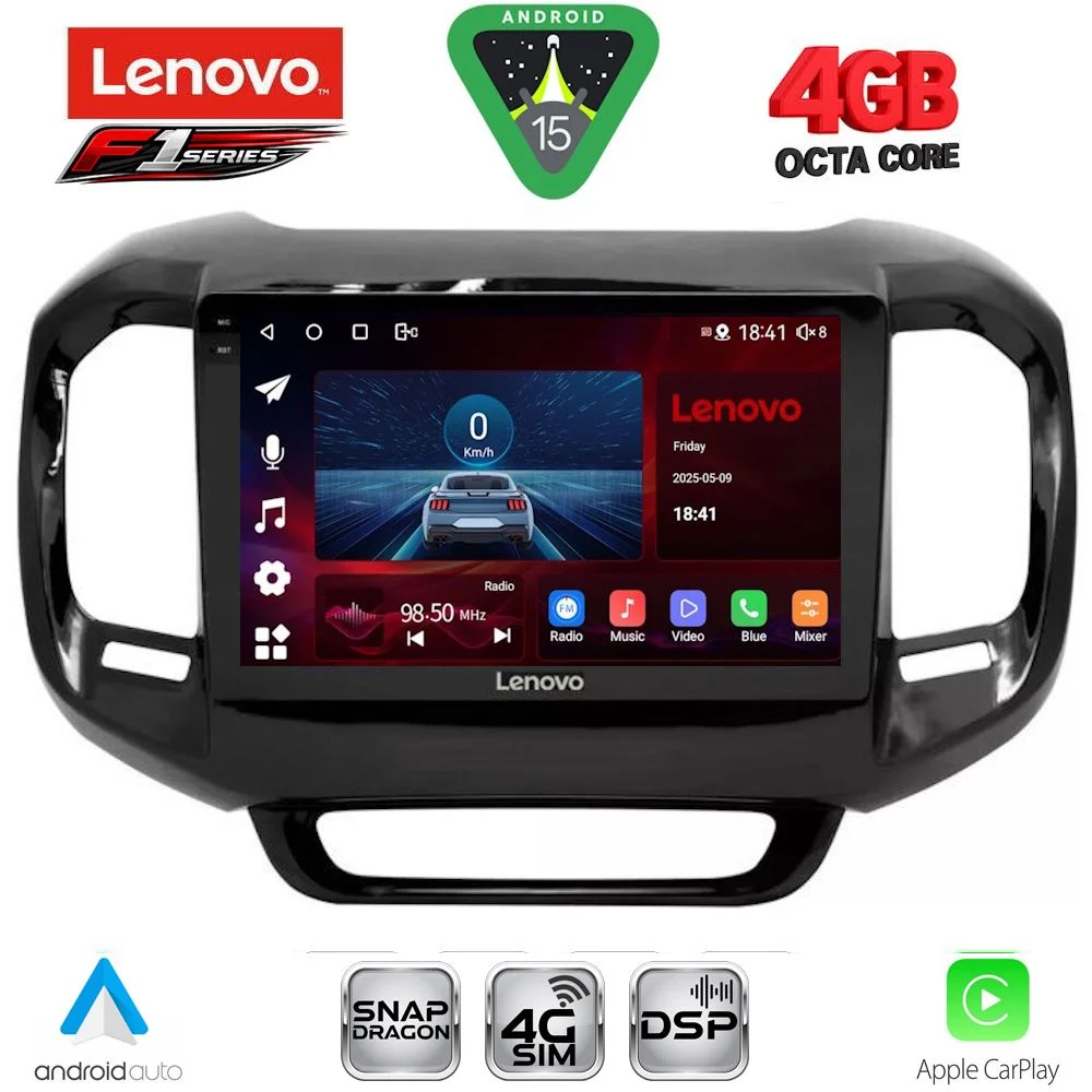Φωτογραφία προϊόντος: LENOVO SSQ 9127_CPA (9inc) MULTIMEDIA TABLET for FIAT TORO mod. 2017-2026