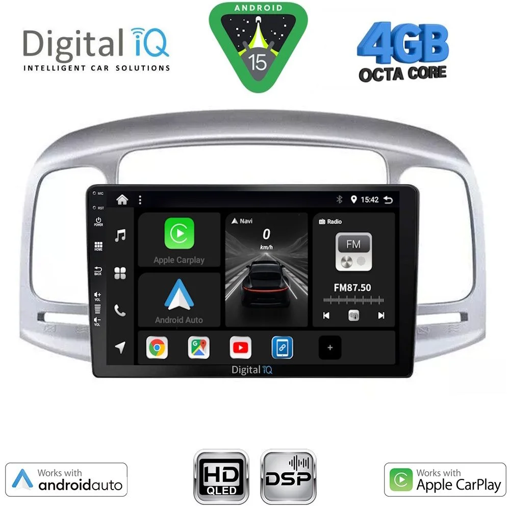 Φωτογραφία προϊόντος: DIGITAL IQ BXF 16249SL_CPAA (9inc) MULTIMEDIA TABLET for HYUNDAI ACCENT mod. 2005-2012