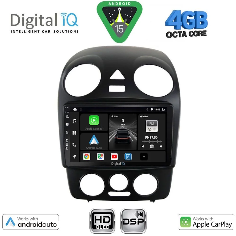 Φωτογραφία προϊόντος: DIGITAL IQ BXF 16742_CPAA (9inc) MULTIMEDIA TABLET for VW BEETLE mod. 2004-2011