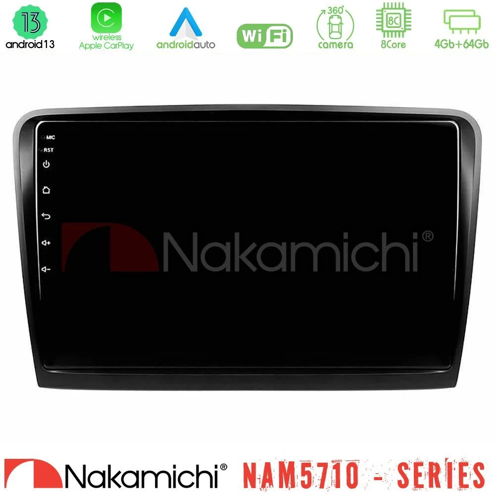 Φωτογραφία προϊόντος: Nakamichi NAM5710 Series 8Core Android13 4+64GB Skoda Superb 2008-2015 Navigation Multimedia Tablet 10