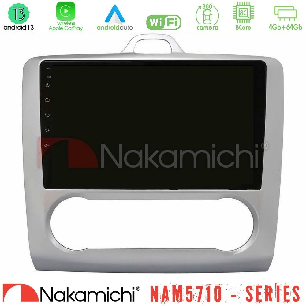 Φωτογραφία προϊόντος: Nakamichi NAM5710 Series 8Core Android13 4+64GB Ford Focus Auto AC Navigation Multimedia Tablet 9