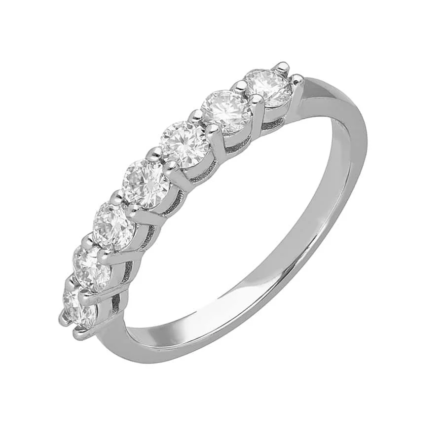 Φωτογραφία προϊόντος: Δαχτυλίδι Σειρέ με Moissanite Diamonds από Ασήμι DX2628