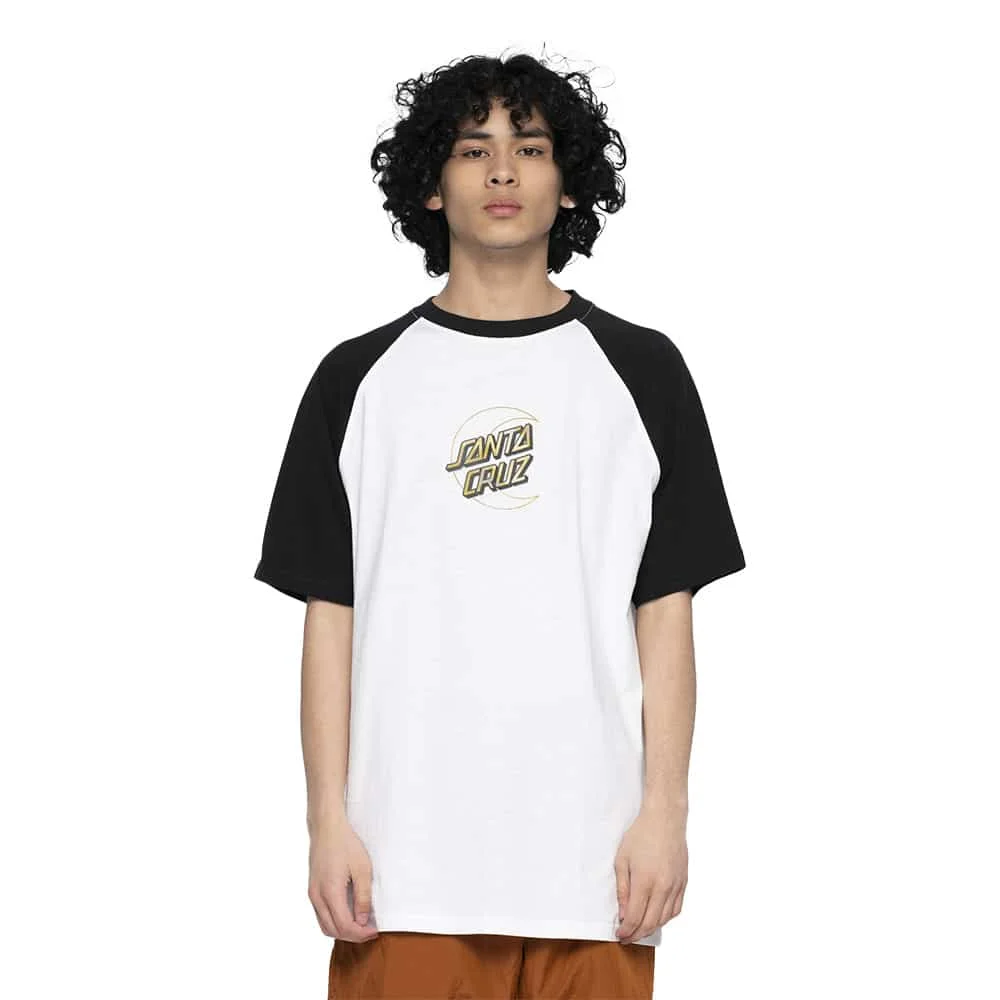 Φωτογραφία προϊόντος: T-Shirt Santa Cruz Holo Moon Dot Raglan White Black
