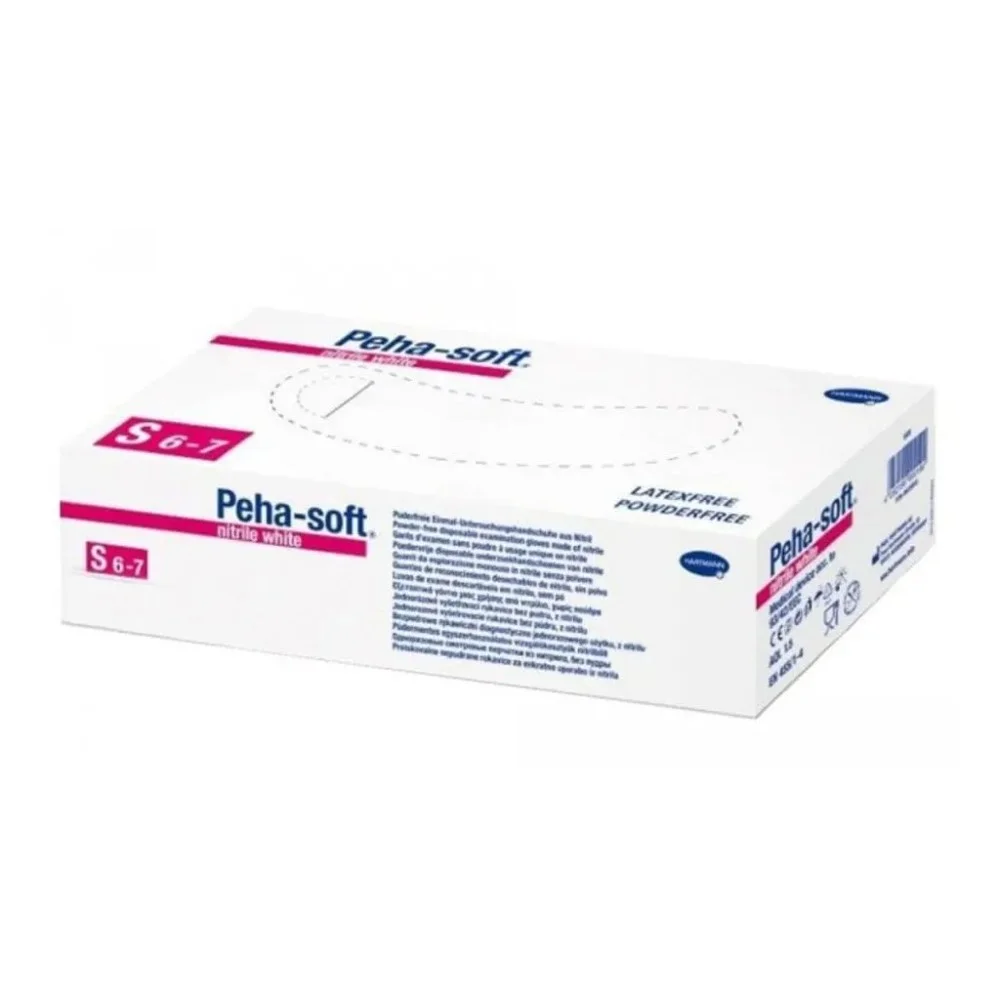 Φωτογραφία προϊόντος: HARTMANN Peha-Soft Nitrile White - Εξεταστικά Γάντια Νιτριλίου 100τμχ. -Άσπρο