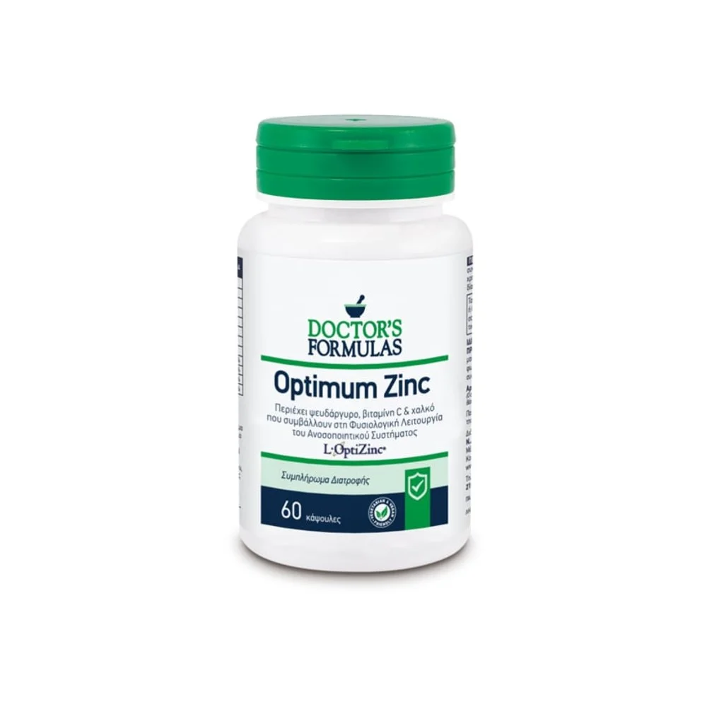 Φωτογραφία προϊόντος: DOCTOR'S FORMULAS Optimum Zinc 60caps