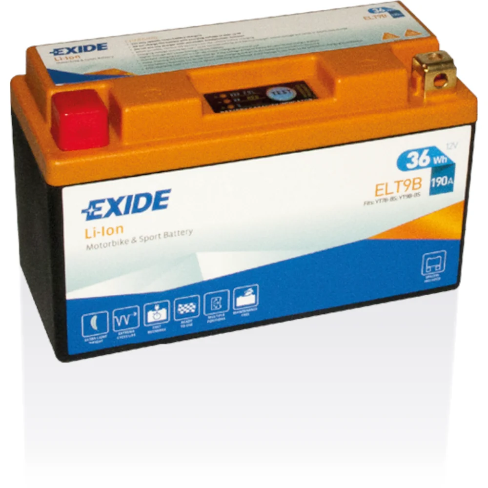 Φωτογραφία προϊόντος: Exide Technologies Μπαταρία μοτοσυκλέτας EXIDE ELT9B 12V 3Ah