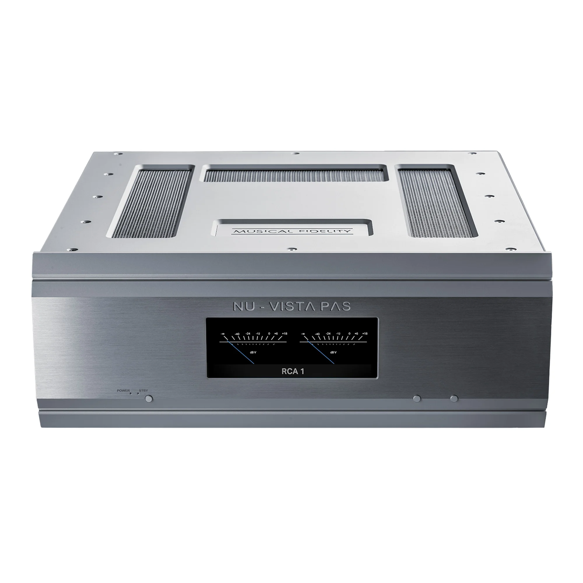 Φωτογραφία προϊόντος: Musical Fidelity Nu-Vista PAS | Τελικός Stereo Ενισχυτής με Nuvistor Λυχνίες Silver