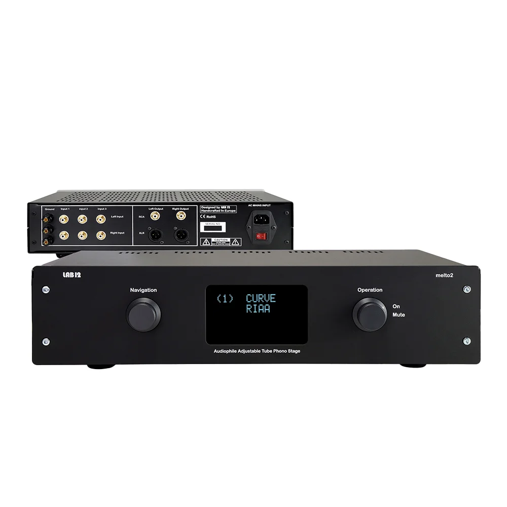 Φωτογραφία προϊόντος: Lab12 melto2 | Fully Adjustable MM & MC Phono Preamplifier with Remote Control Black