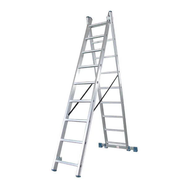 Φωτογραφία προϊόντος: BORMANN Pro BHL5140 Σκάλα Διπλή 2x11 Συνολικόύ Ύψους 4.83m