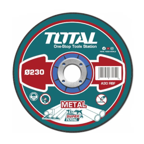 Φωτογραφία προϊόντος: TOTAL TAC2232301 Δίσκος Λείανσης Μετάλλου 230 x 6mm