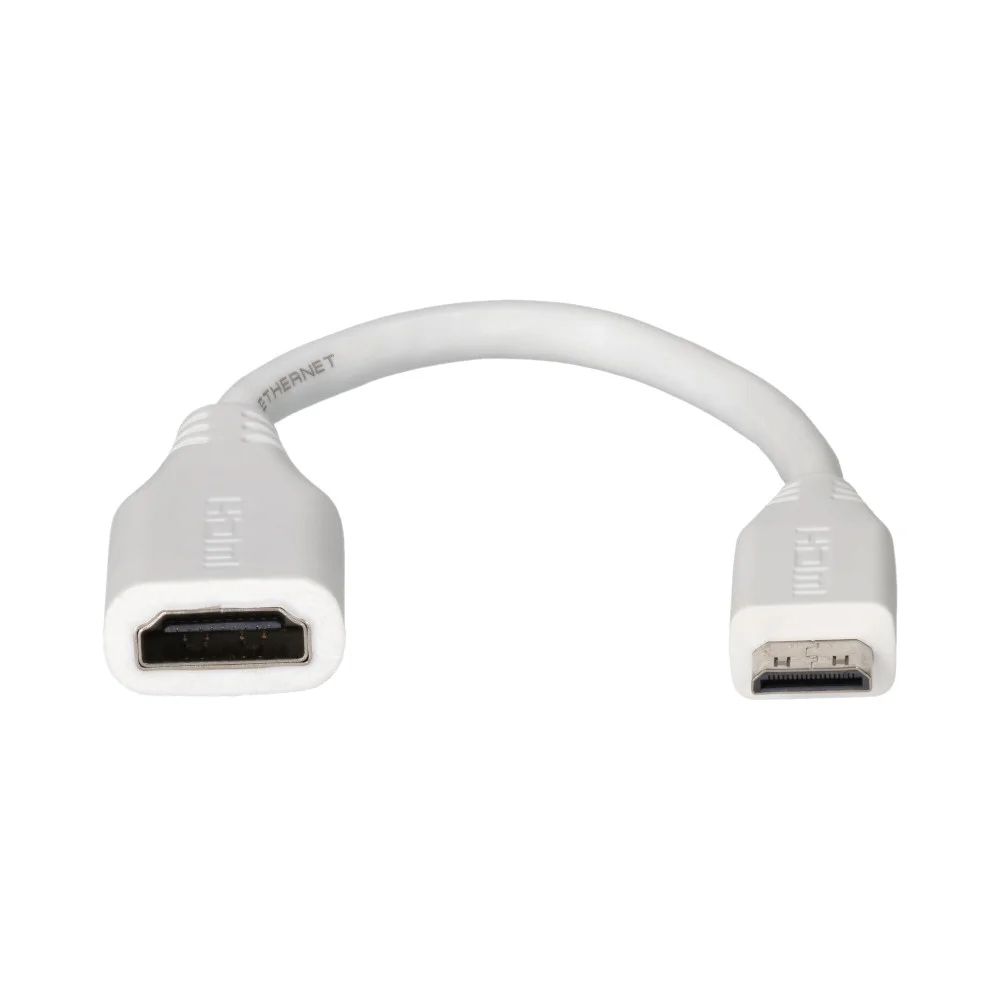 Φωτογραφία προϊόντος: Cable, Mini HDMI Male to HDMI Female, 10 cm, Raspberry Pi