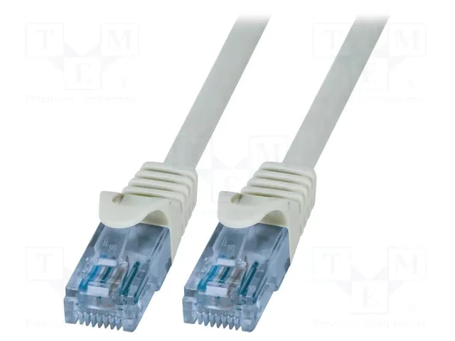 Φωτογραφία προϊόντος: LOGILINK CP3012U Patch cord RJ45 - 6a μήκος 0,25μ - Λευκό