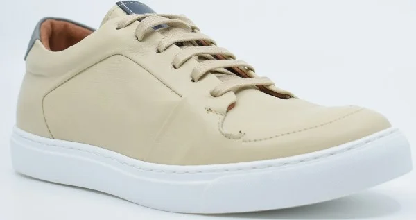 Φωτογραφία προϊόντος: OEM il-mio ανδρικό sneaker με κορδόνι δέρμα μπεζ 2045 Beige