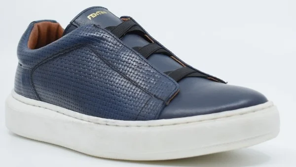 Φωτογραφία προϊόντος: OEM il-mio ανδρικό sneaker δέρμα μπλε 1284 Navy