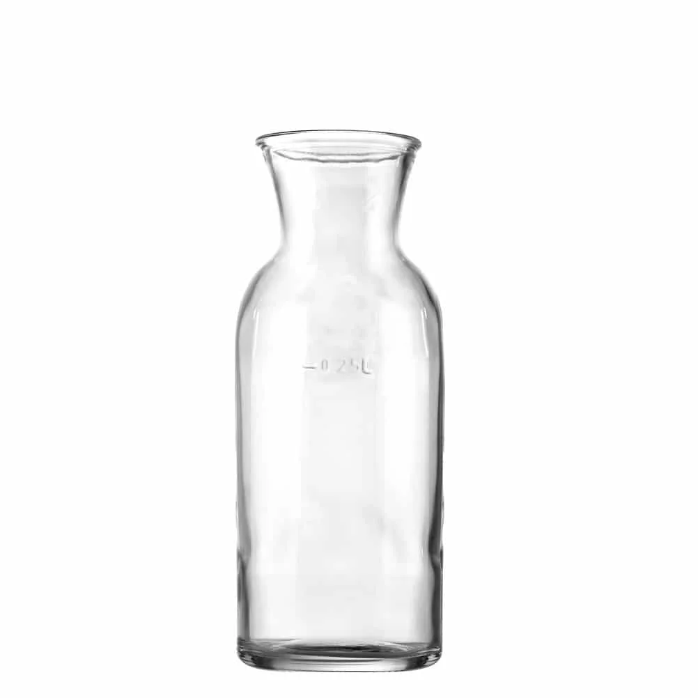 Φωτογραφία προϊόντος: Γυάλινη Καράφα 250ml UNIGLASS, Σειρά ATHOS Σετ των 6 τεμαχίων.