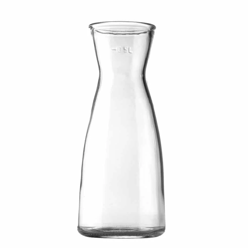 Φωτογραφία προϊόντος: Γυάλινη Καράφα 500ml UNIGLASS, Σειρά Ossa Σετ των 6 τεμαχίων.