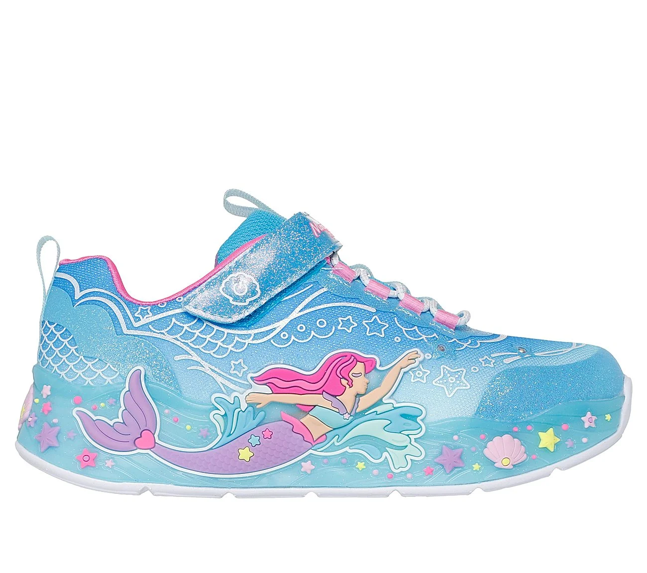 Φωτογραφία προϊόντος: Skechers Παιδικά Sneakers Lighted Mermaid Dreams 303060L/BLMT Γαλάζια