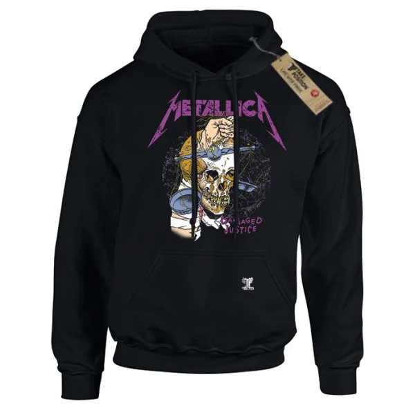 Φωτογραφία προϊόντος: Hoodie φούτερ με κουκούλα Metallica Damaged Justice Takeposition Σε Μαύρο, 907-7787