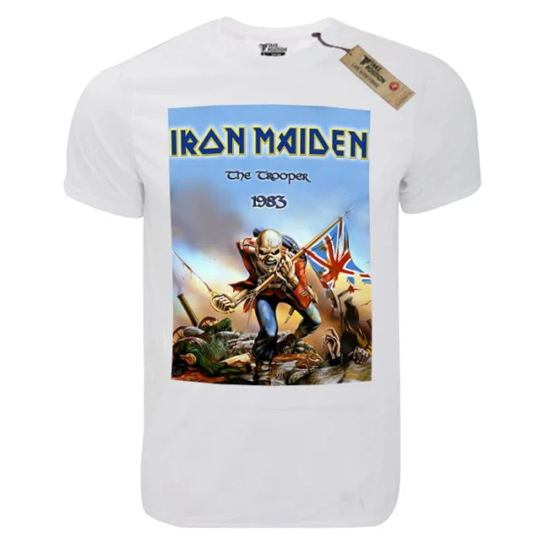 Φωτογραφία προϊόντος: T-shirt unisex Takeposition T-cool λευκό Iron Maiden The trooper/ XLARGE, 900-7553-prosf