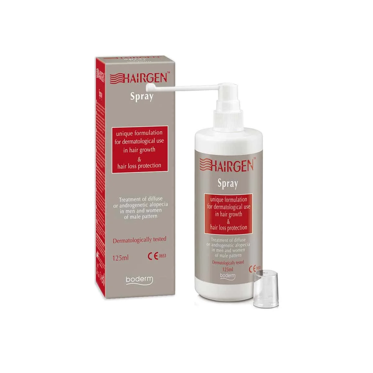 Φωτογραφία προϊόντος: Medipharmacy Boderm Hairgen Spray κατά της Τριχόπτωσης 125 ml