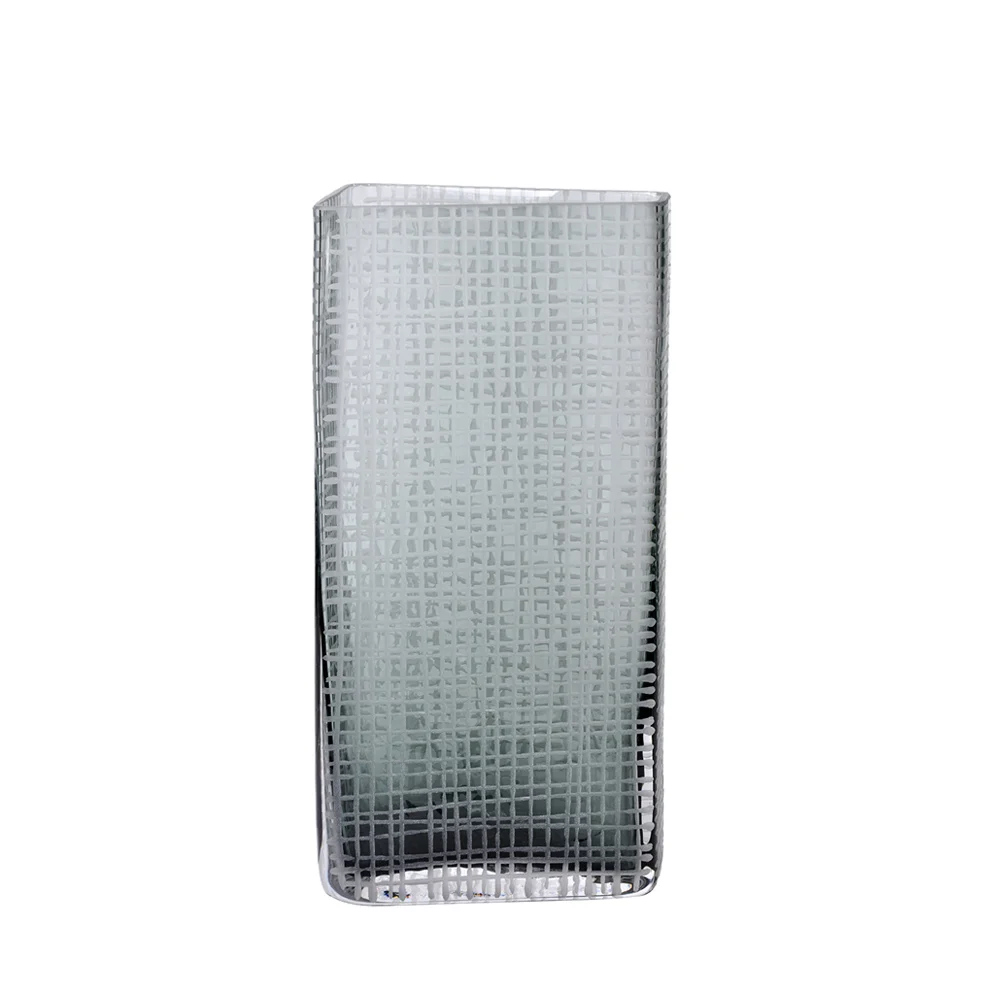 Φωτογραφία προϊόντος: Liberta GRAVIR GREY ΒΑΖΟ 16x12x33cm ΓΥΑΛΙ ΓΚΡΙ - ΓΥΑΛΙ - 16Μx12Πx33Υ
