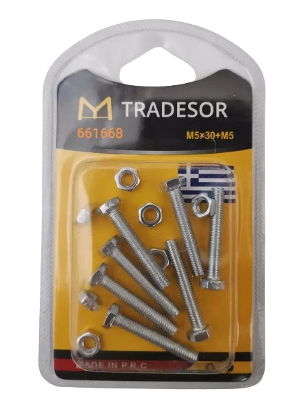 Φωτογραφία προϊόντος: Tradesor Βίδες - 5X30mm - Σετ 12 πακέτα - 661668