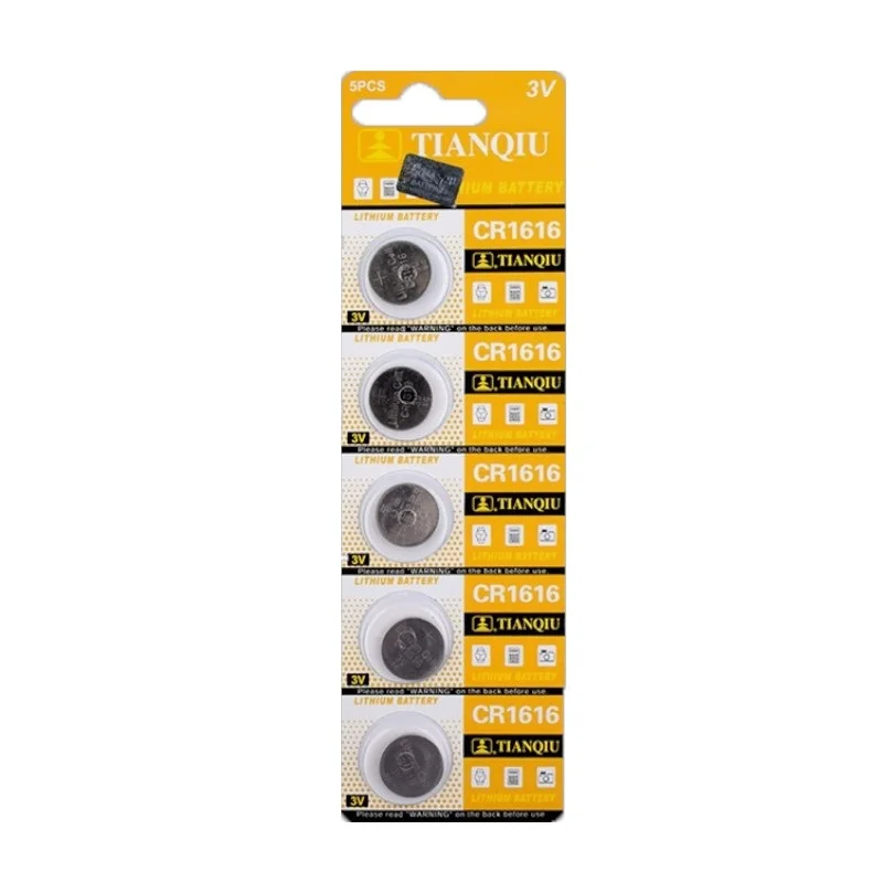 Φωτογραφία προϊόντος: Tradesor Μπαταρίες - CR1616 - 3V - 5pcs - 682252