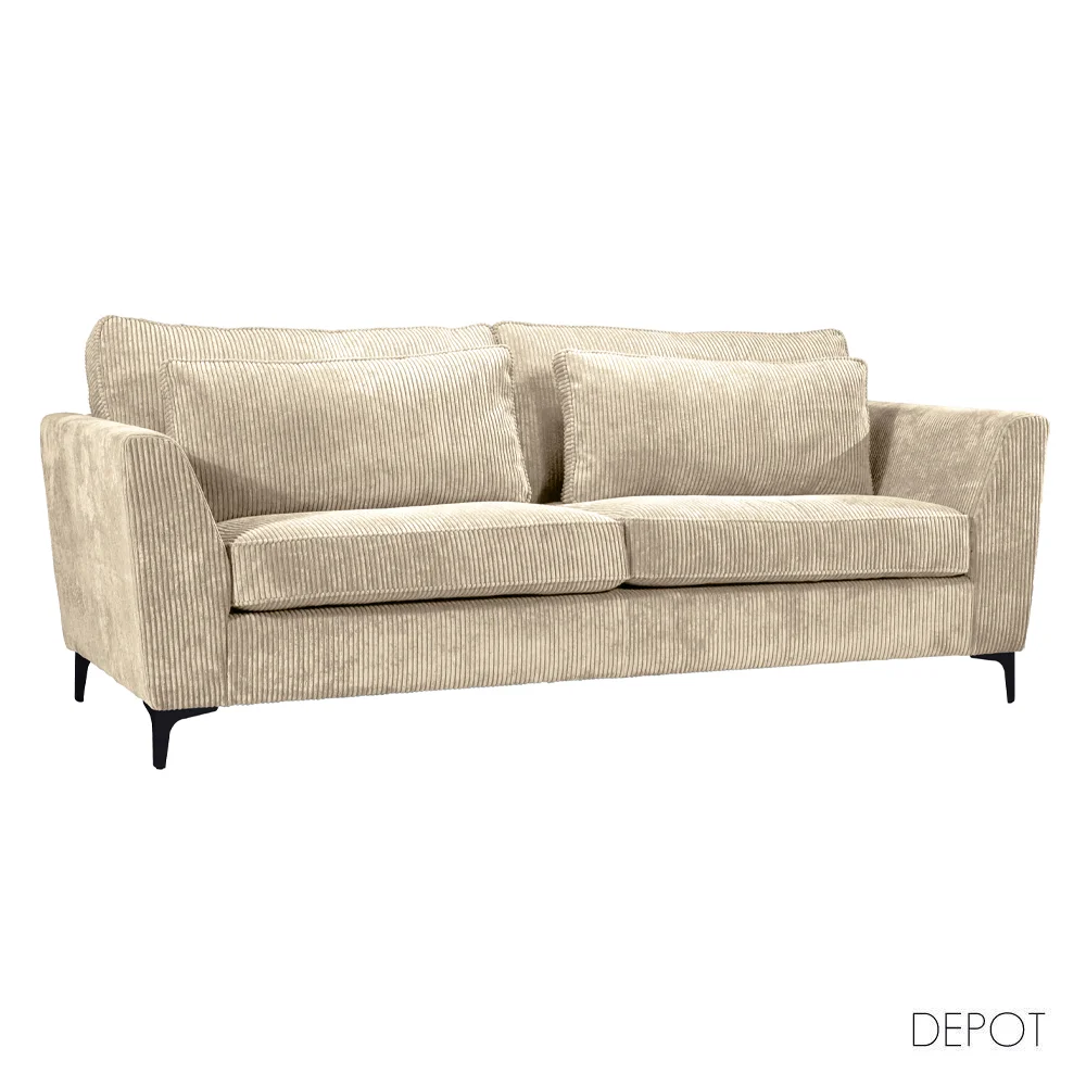 Φωτογραφία προϊόντος: Liberta FOREVER ΚΑΝΑΠΕΣ 3ΘΕΣΙΟΣ BEIGE LINCOLN 03 223x96x93cm - 223Μx96Πx93Υ