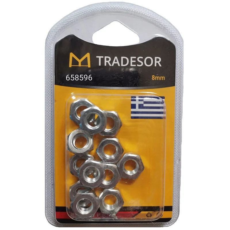 Φωτογραφία προϊόντος: Tradesor Παξιμάδια - Σετ 12 πακέτα - 8mm - 658596