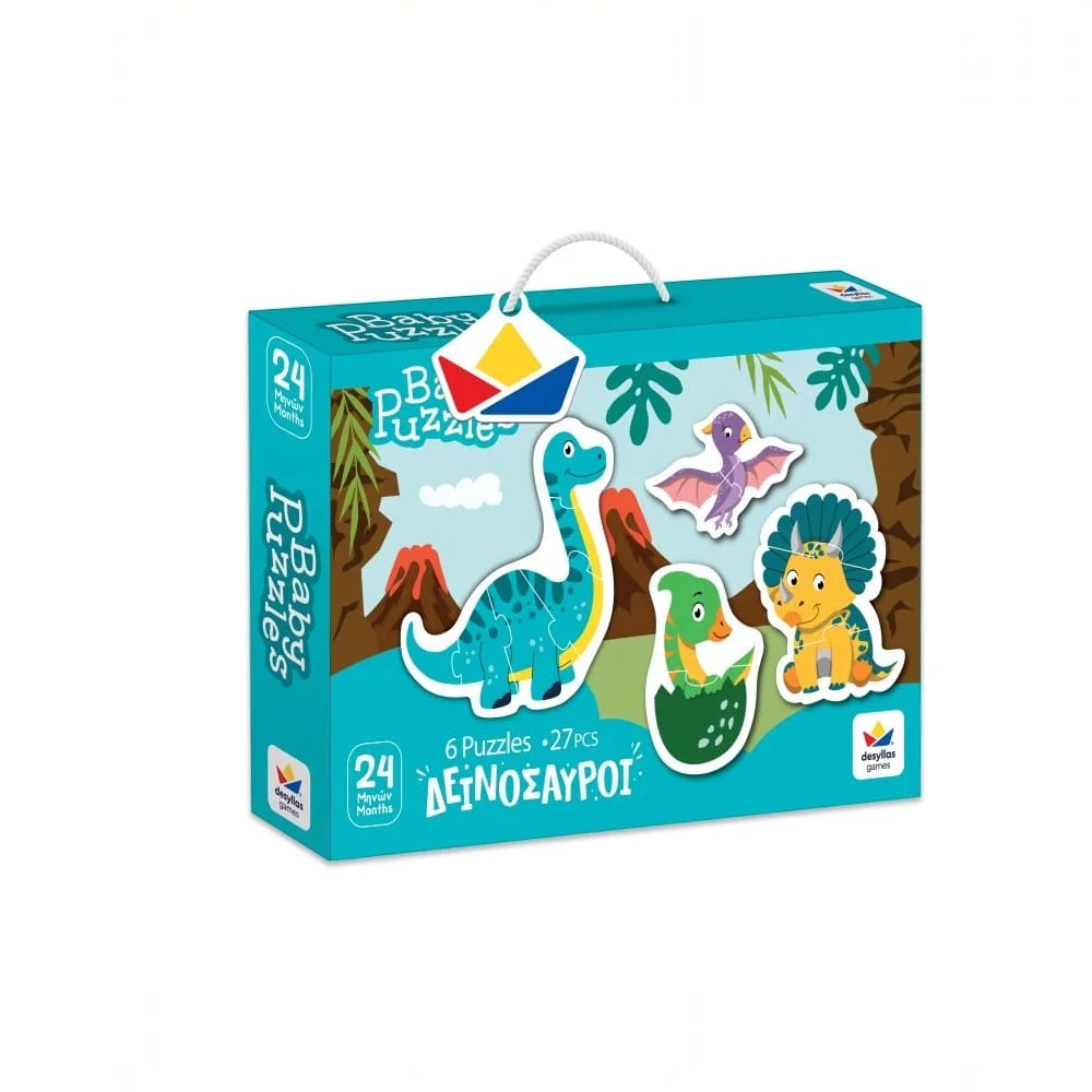 Φωτογραφία προϊόντος: DESYLLAS 101500 BABY PUZZLES ΔΕΙΝΟΣΑΥΡΟΙ