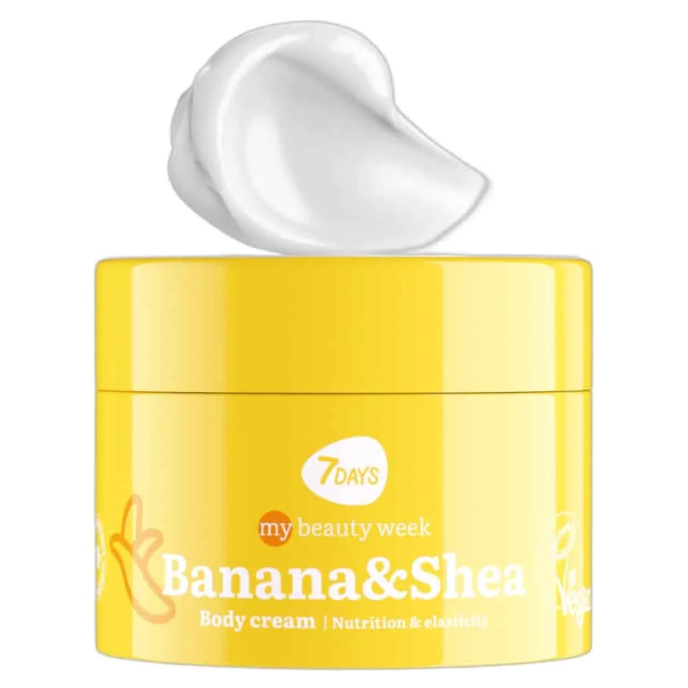 Φωτογραφία προϊόντος: 7DAYS KOREAN 761876 BANANA & SHEA BODY CREAM 250ML