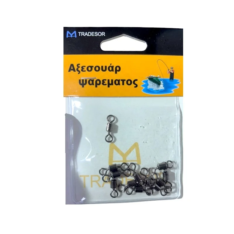 Φωτογραφία προϊόντος: Tradesor Στριφτάρια αλιείας - No.4 - 12pcs - 830131