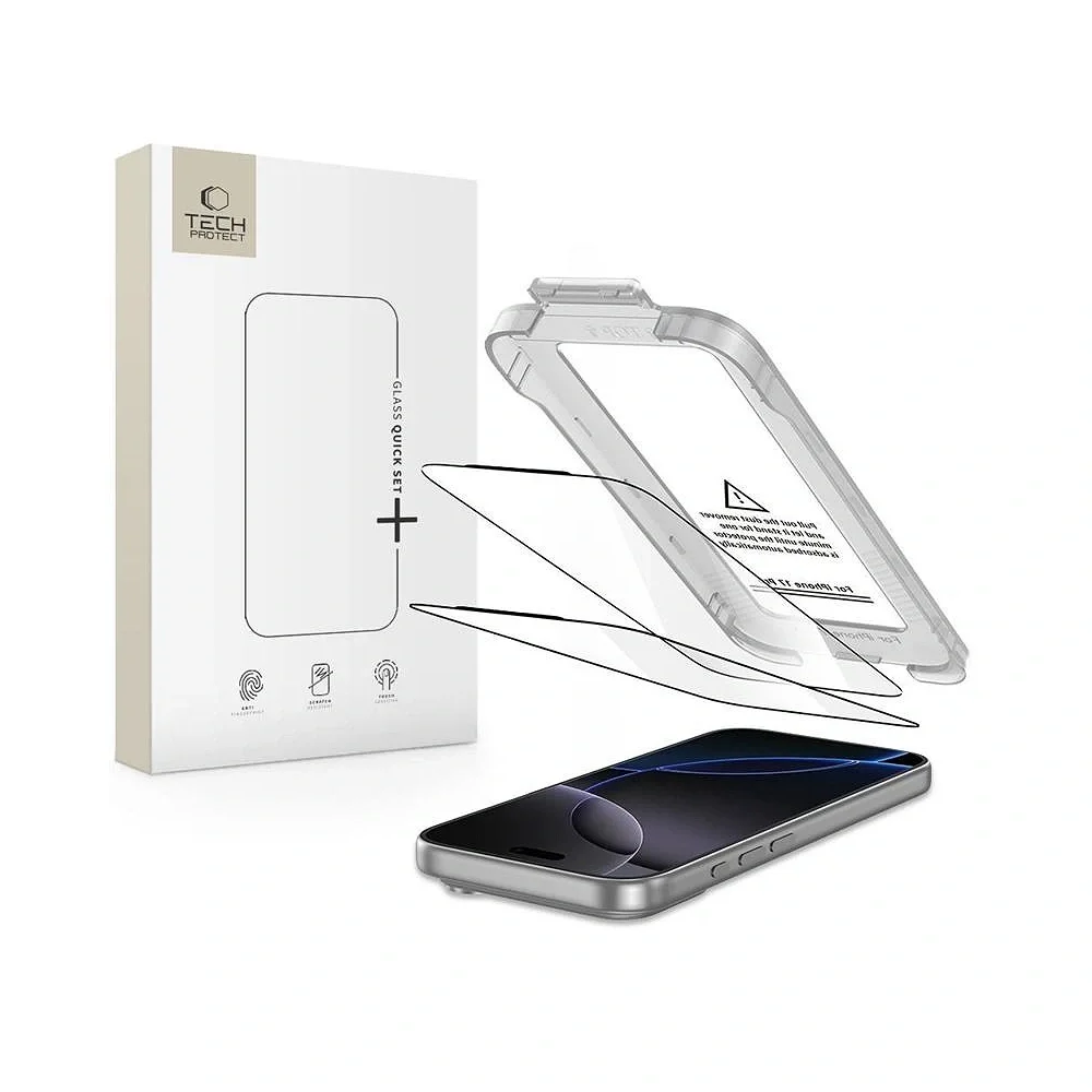 Φωτογραφία προϊόντος: Tech-Protect Quick Set+ 2-Pack iPhone 17 Pro Black