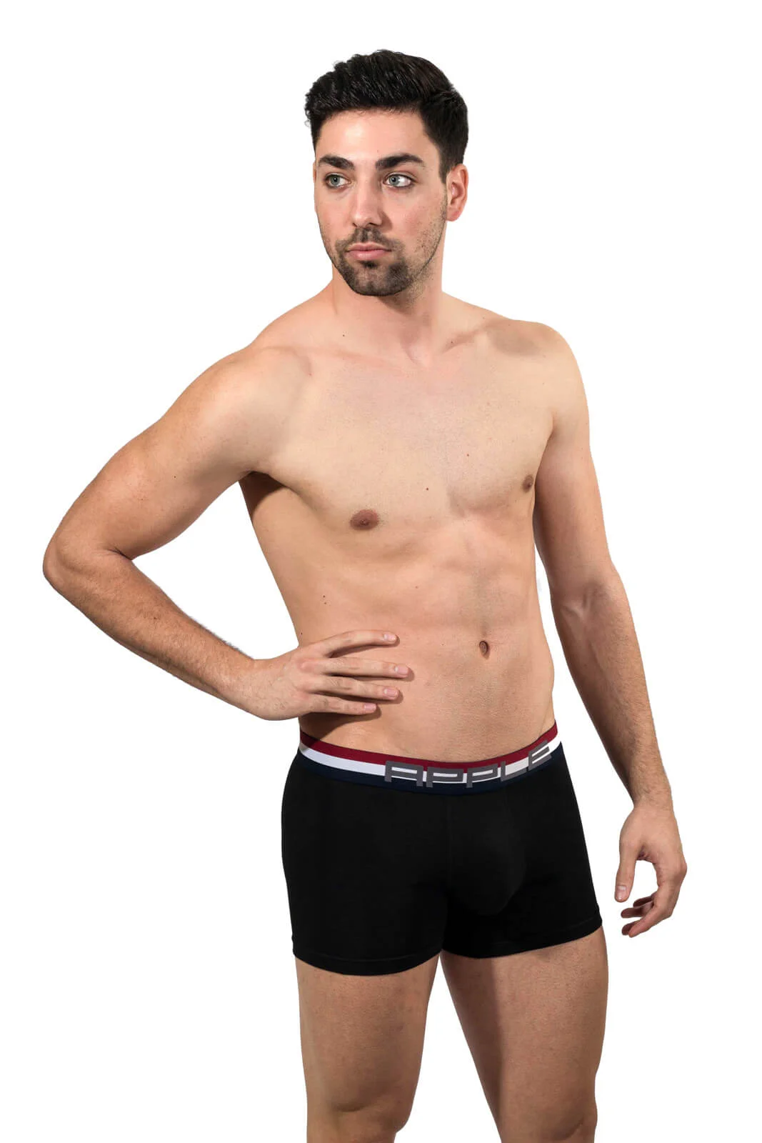 Φωτογραφία προϊόντος: ΑΝΔΡΙΚΟ BOXER APPLE (0110936) - ΜΑΥΡΟ/ΜΠΟΡΝΤΩ 90% ΒΑΜΒΑΚΙ