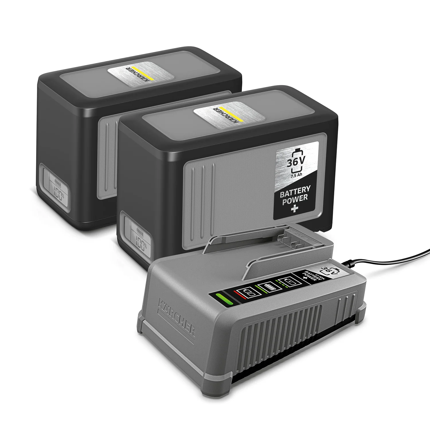 Φωτογραφία προϊόντος: Karcher Kärcher Battery Power+ 36V/7,5Ah Σετ Μπαταρίας & Ταχυφορτιστή