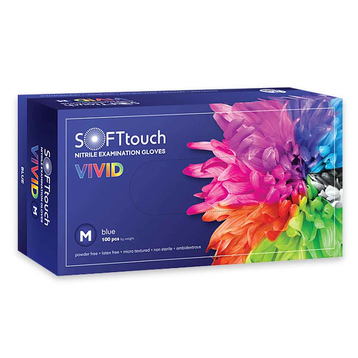 Φωτογραφία προϊόντος: Soft Care Vivid Γάντια Νιτριλίου Χωρίς Πούδρα Μπλε (100 τμχ)