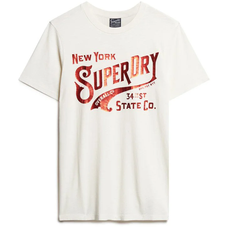 Φωτογραφία προϊόντος: SUPERDRY M D3 OVIN METALLIC WORKWEAR GRAPHIC TEE (M1011901A-9LK) ΜΠΛΟΥΖΑ