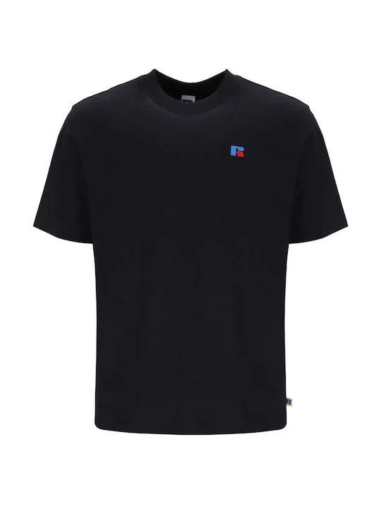 Φωτογραφία προϊόντος: RUSSELL ATHLETIC BASELINERS - S/S CREW NECK TEE SHIRT E4-609-1-099 ΜΑΥΡΟ