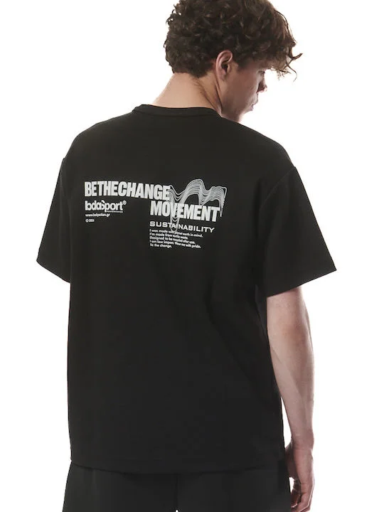 Φωτογραφία προϊόντος: BODY ACTION MEN'S OVERSIZED LIFESTYLE T-SHIRT 053421-01-BLACK ΜΑΥΡΟ