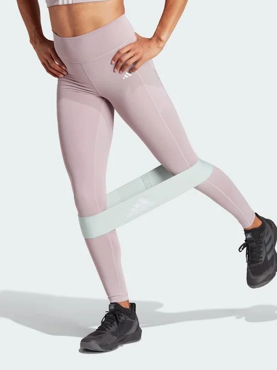Φωτογραφία προϊόντος: Adidas Optime Full-Length Γυναικείο Κολάν Ψηλόμεσο IT9107 Λιλά ΛΙΛΑ