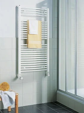 Φωτογραφία προϊόντος: Kermi 1200x500 B20S Ίσιο Λευκό Σώμα Λουτρού Πετσετοκρεμάστρα 443 kcal/h
