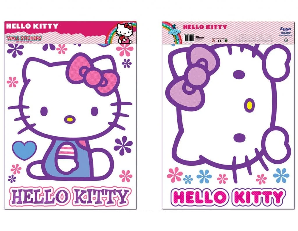 Φωτογραφία προϊόντος: Ango Hello Kitty αυτοκόλλητα τοίχου XL (5204) - Αυτοκόλλητo - 68Μx48Π